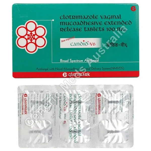 Candid-V 6 100 Mg (Clotrimazole)