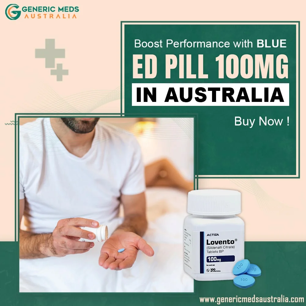 Boost Performance with Blue ED Pill 100 mg in Australia – Buy Now