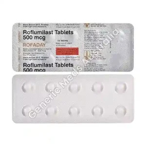 Rofaday Rofaday 500 mcg Tablet | Roflumilast Effective COPD Treatment - GMA