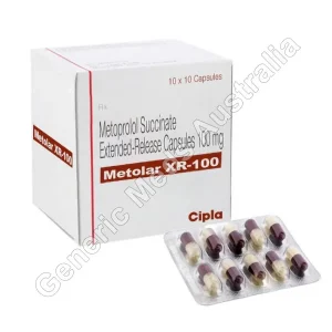 Metoprolol XR 100 mg Australia