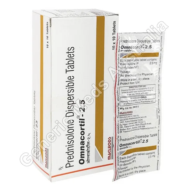 Prednisolone 2.5 mg Australia