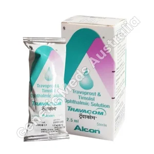 Travoprost & Timolol eye drops