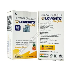 Lovento Oral Jelly Pineapple flavour (Sildenafil Citrate)