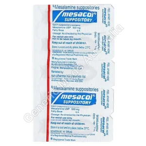 Mesalamine 500 mg Suppository Australia