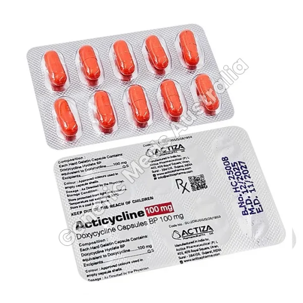 Acticycline 100 mg Capsule
