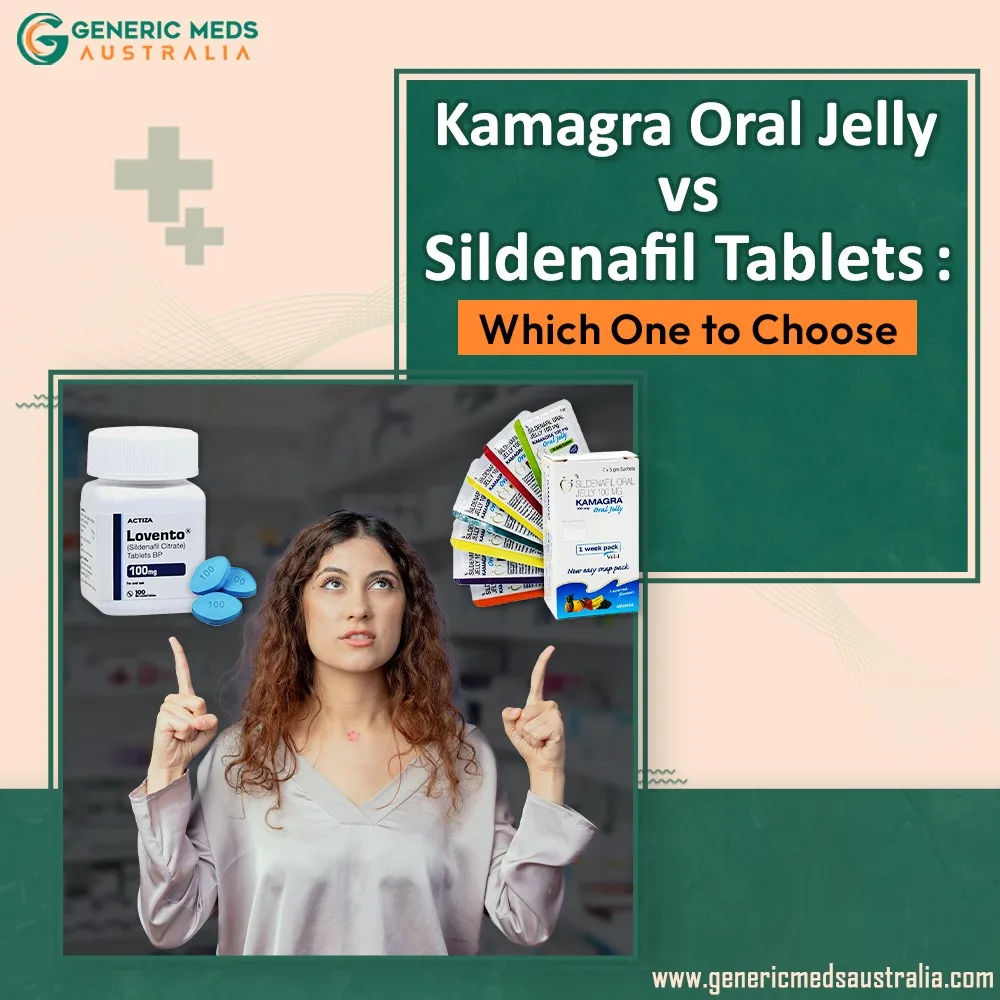 Kamagra Oral Jelly vs Sildenafil Tablets