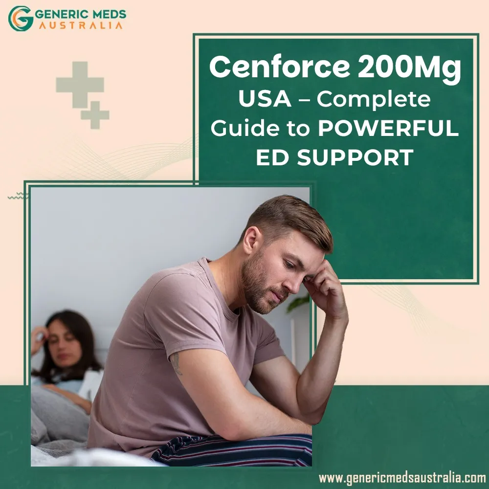 Cenforce 200mg USA – Complete Guide to Powerful ED Support