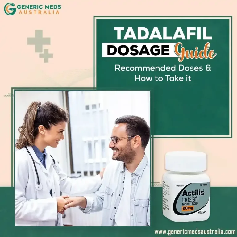 Tadalafil Dosage Guide: Recommended Doses and How to Take It